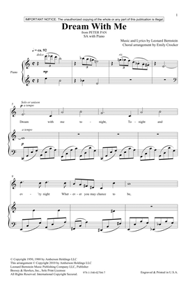 Dream With Me (from Peter Pan Suite) (arr. Emily Crocker)