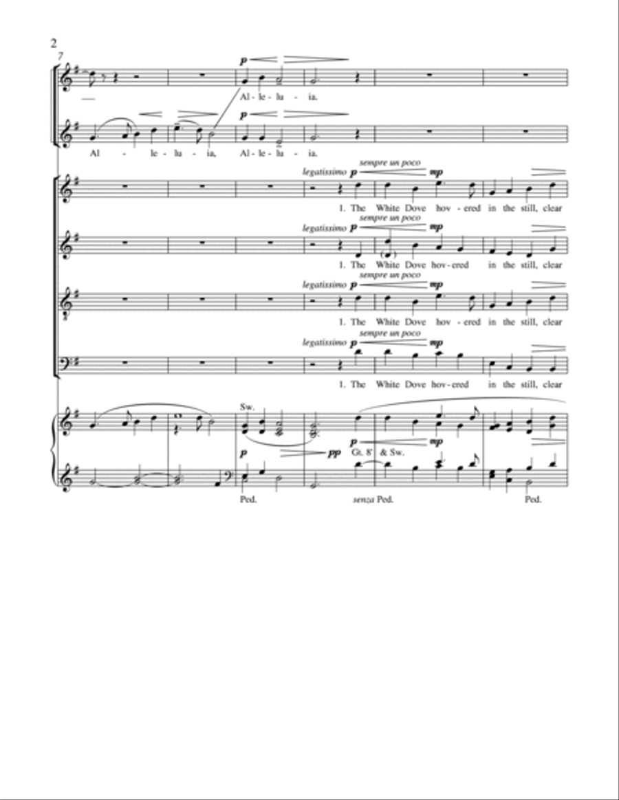 The White Dove 4-Part scores gallery preview page 2