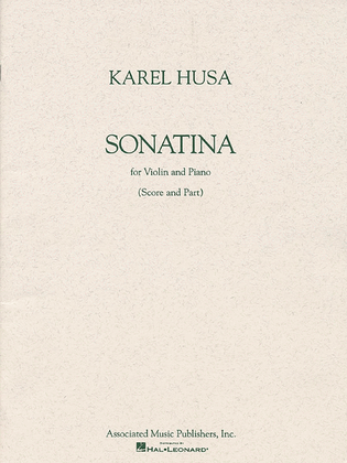 Book cover for Sonatina for Violin and Piano