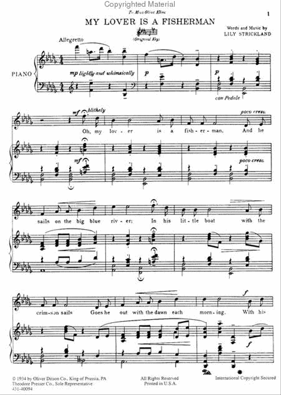 Art Songs Art Songs Chamber Music scores gallery preview page 2