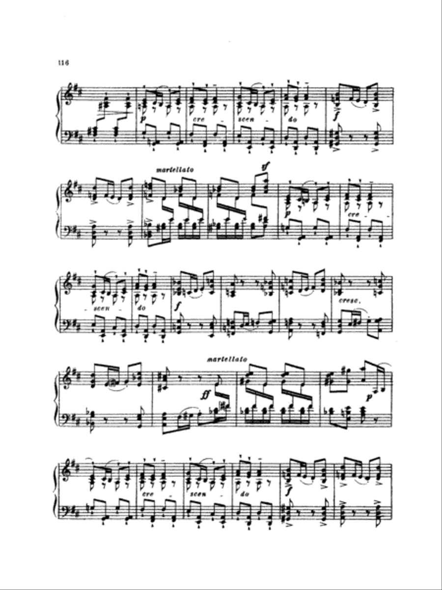 Tchaikovsky: Eighteen Piano Pieces, Op. 72; Aveu Passionne; Valse, Op. 40, No. 9, 1st Version Piano Solo scores gallery preview page 3