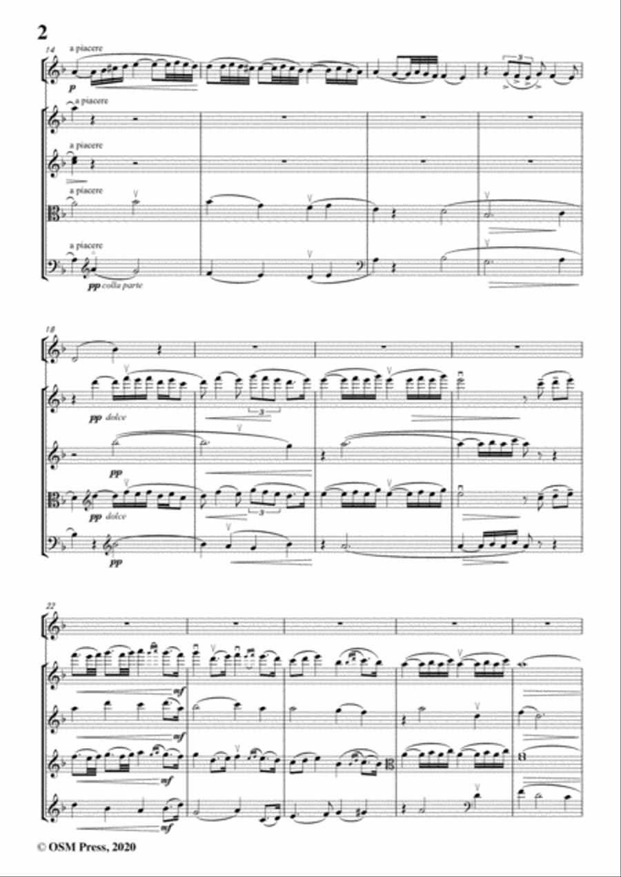 Glazunov-Rêverie orientale(Oriental Reverie),for Oboe&Strings Oboe scores gallery preview page 4