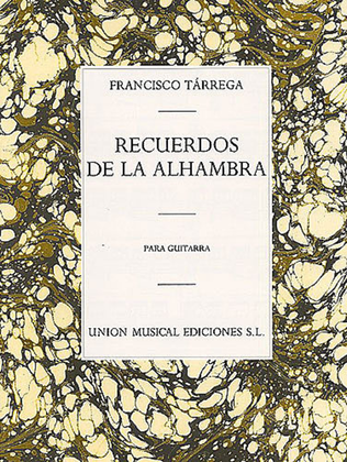Book cover for Recuerdos de la Alhambra