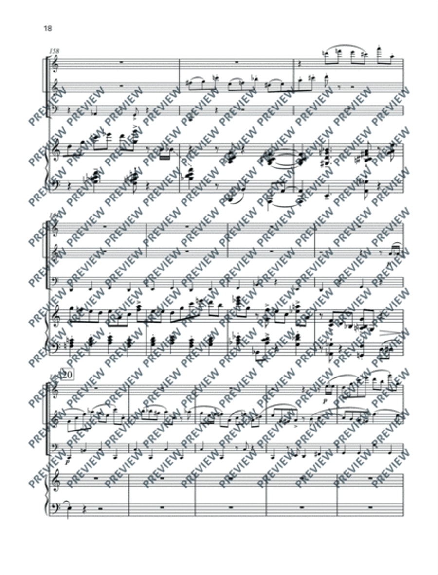 Divertissement Flute scores gallery preview page 19