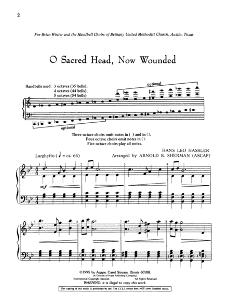 O Sacred Head, Now Wounded