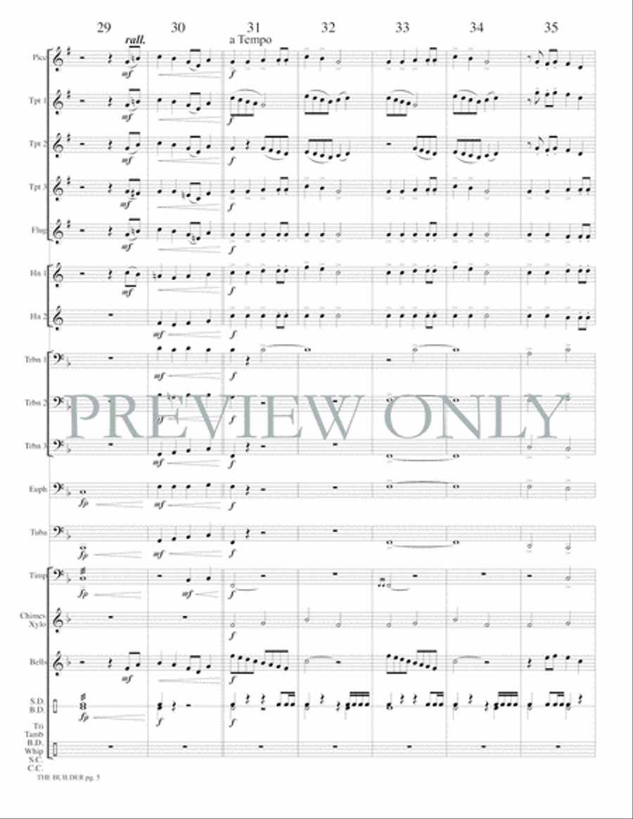 The Builder Small Ensemble scores gallery preview page 7