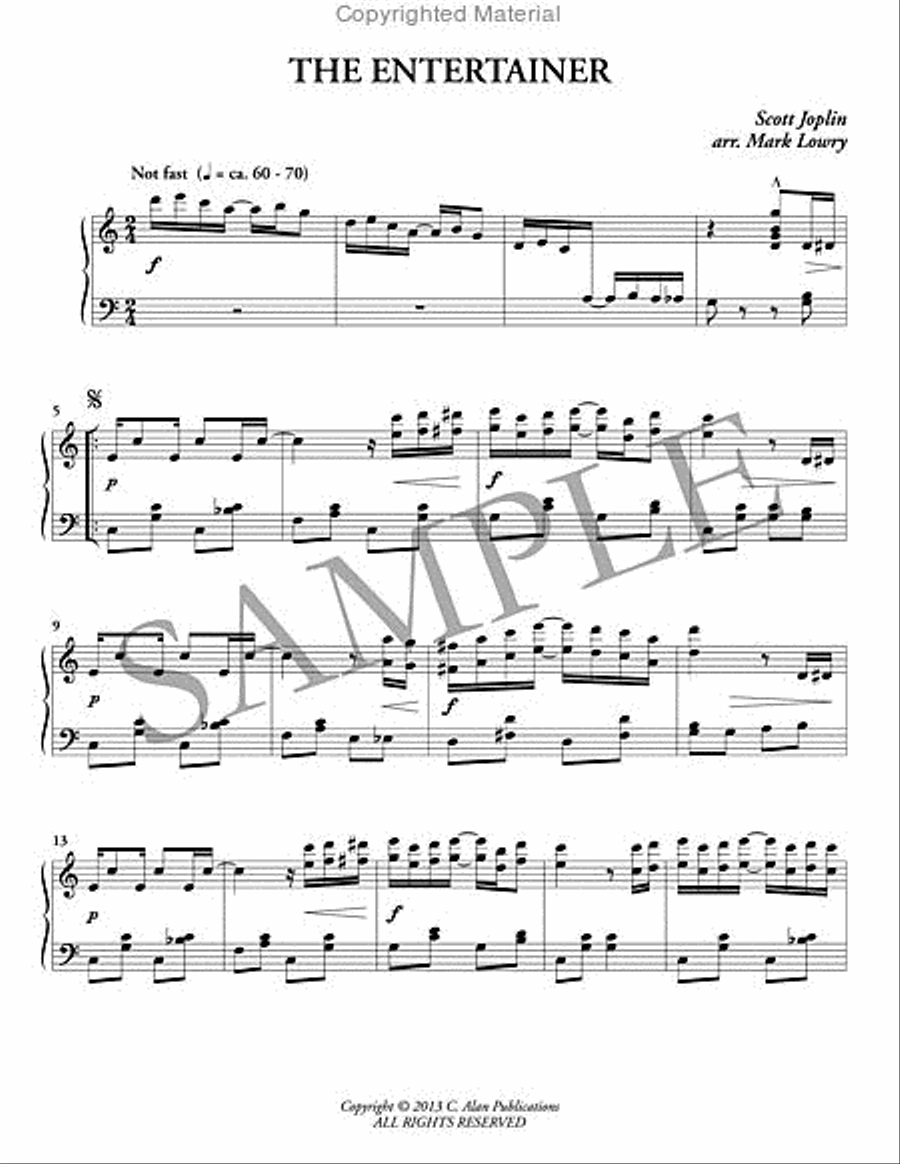 The Entertainer The Entertainer Marimba scores gallery preview page 2