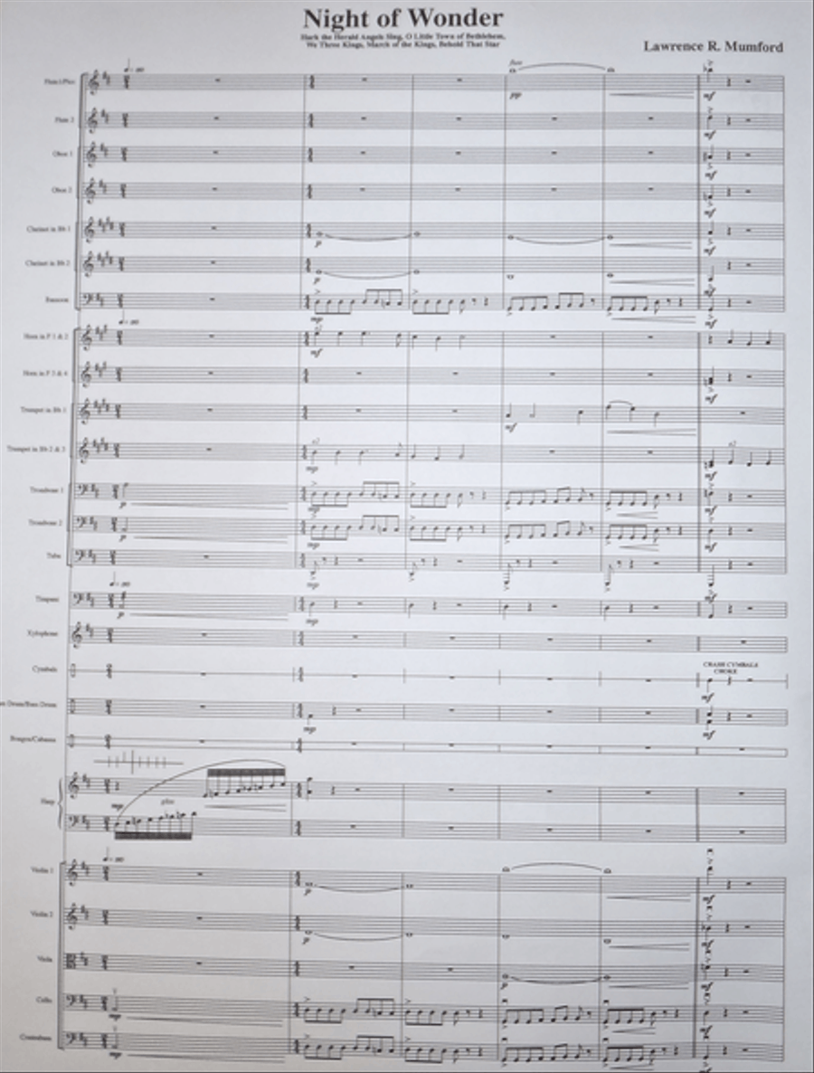Night Of Wonder Night Of Wonder Orchestra scores gallery preview page 2