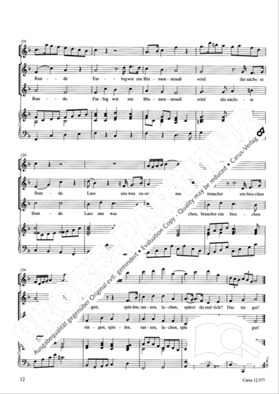 Komm in unsern Kinderchor 2-Part scores gallery preview page 13