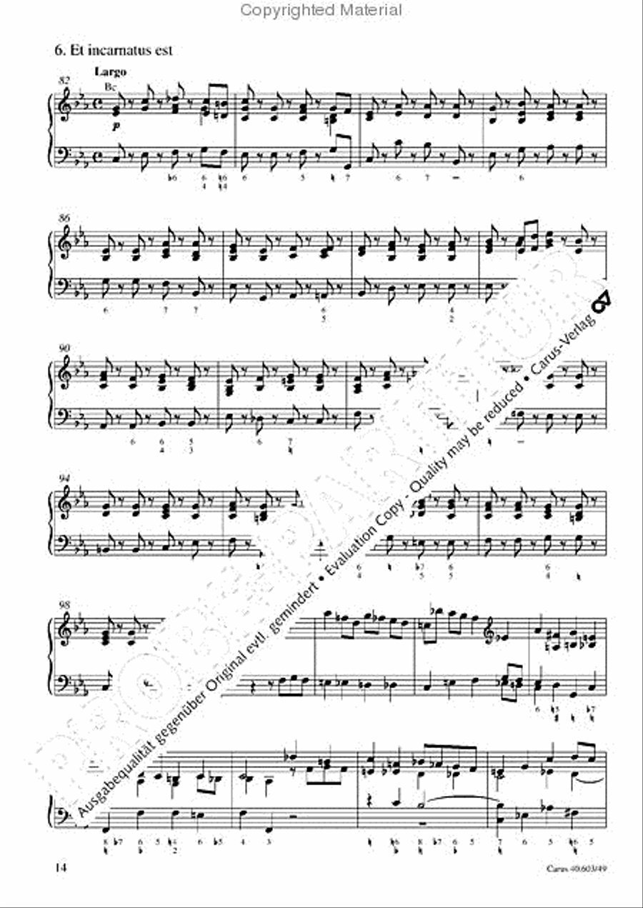 Grosse Orgelsolomesse in Es Voice scores gallery preview page 15