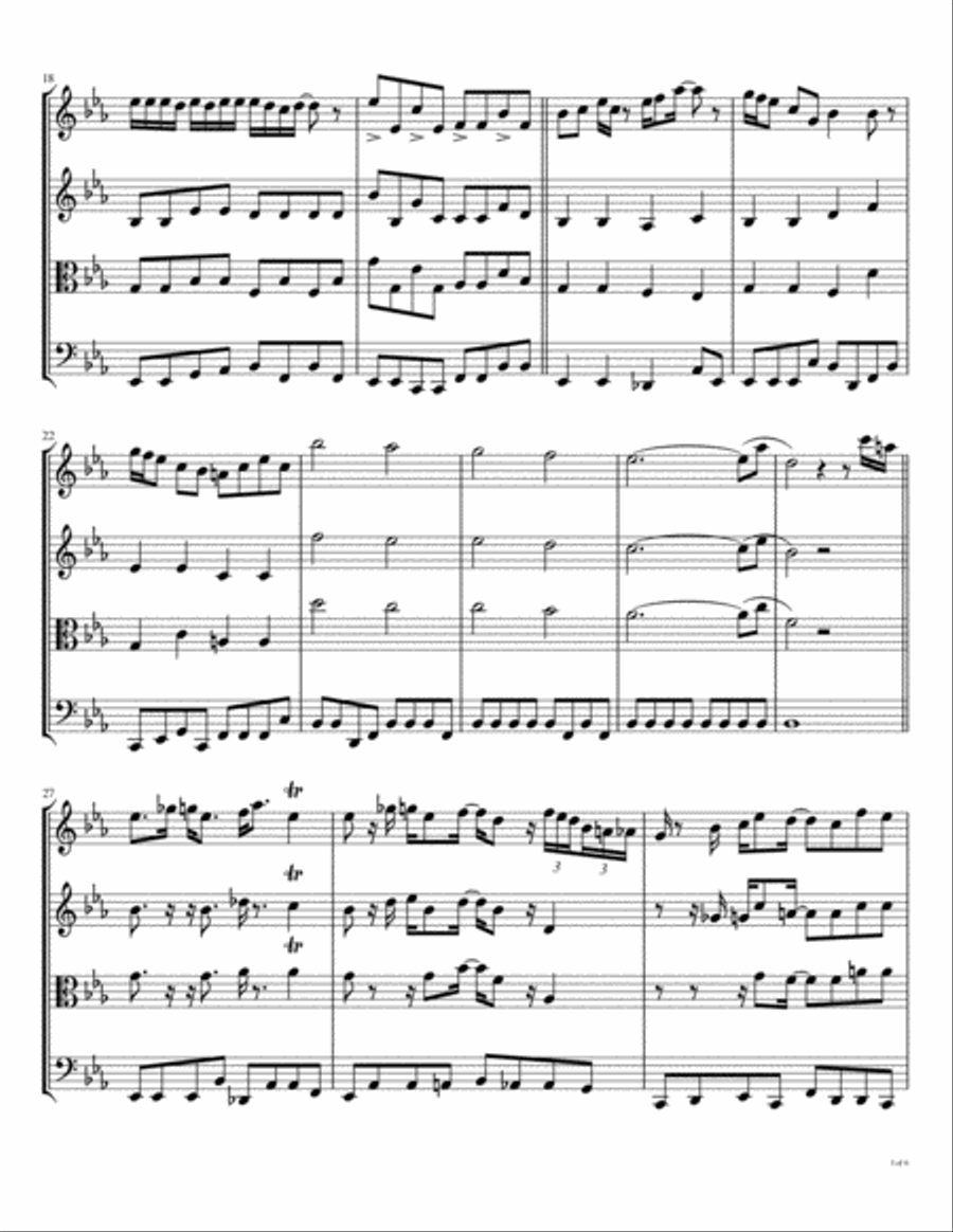 Lovely Rita String Quartet scores gallery preview page 4