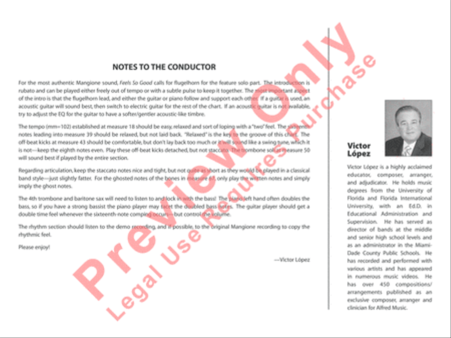 Feels So Good Feels So Good Jazz Ensemble scores gallery preview page 3