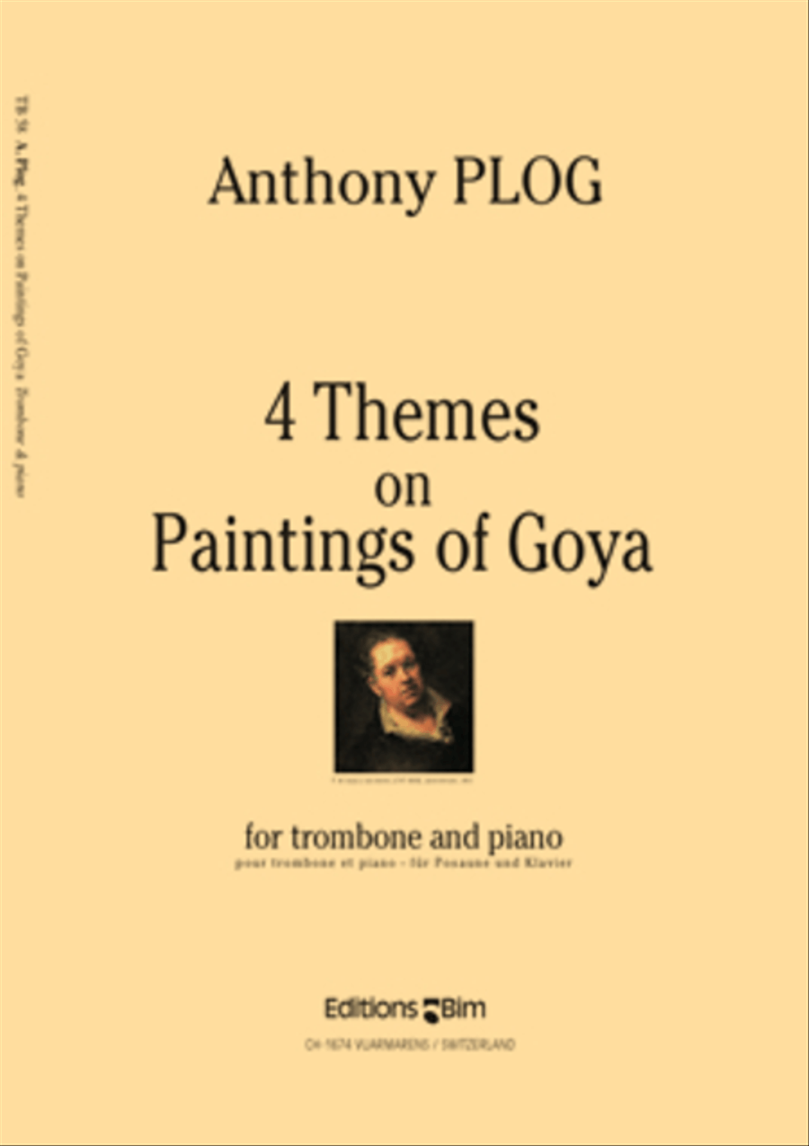 4 Themes on Paintings of Goya Piano Accompaniment scores gallery preview page 1