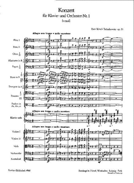 Piano Concerto No. 1 in B flat minor Op. 23