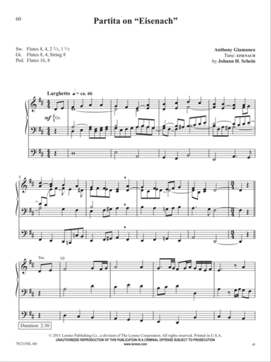 The Sacred Organ Library, Vol. 4 Organ Solo scores gallery preview page 18
