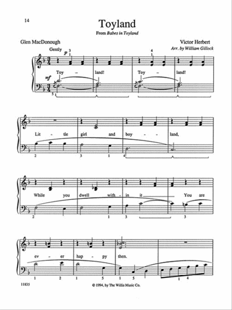 Accent on Gillock Volume 1 Piano Method scores gallery preview page 6