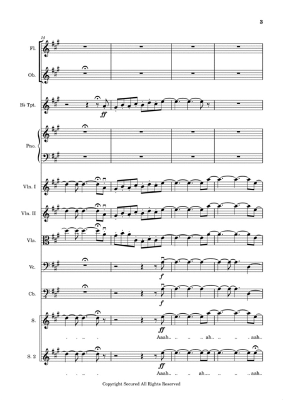 Tribute Full Orchestra scores gallery preview page 3