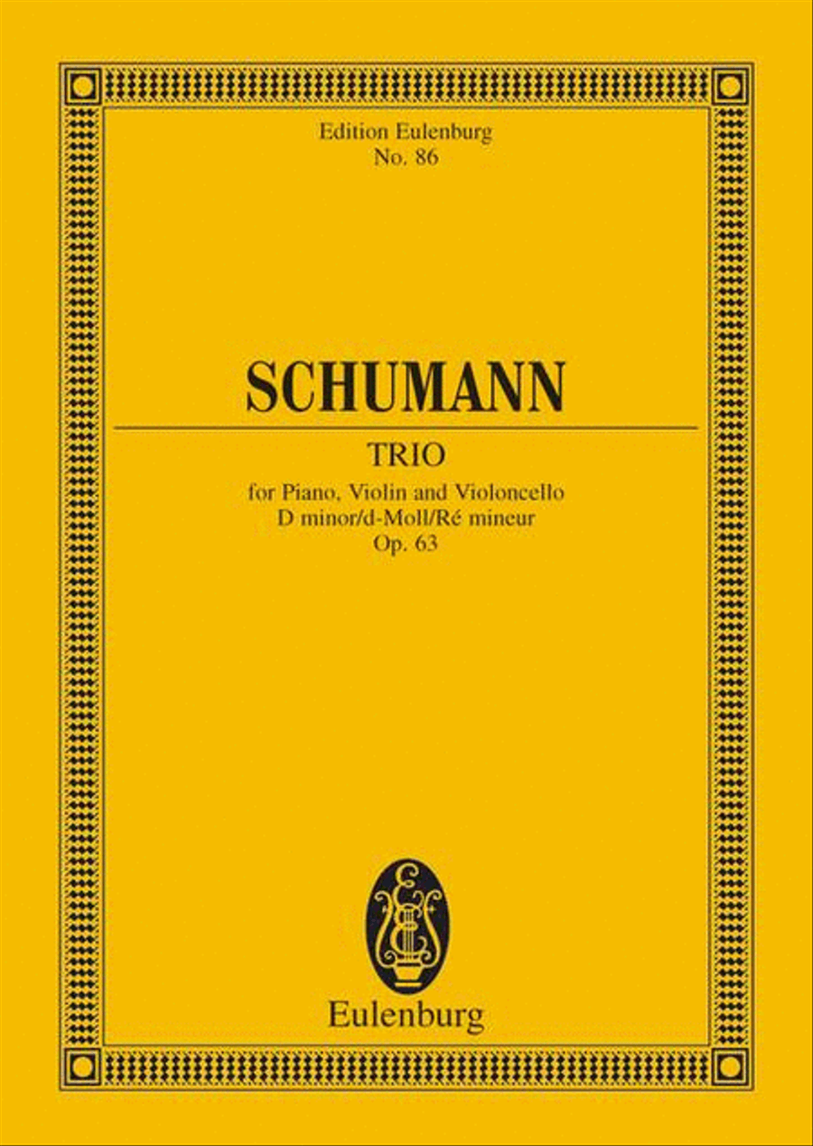 Piano Trio D minor Piano Trio scores gallery preview page 1