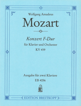 Book cover for Piano Concerto [No. 19] in F major K. 459