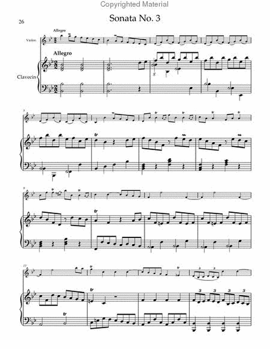 Violin Sonatas, op. 3 – Vol. 1