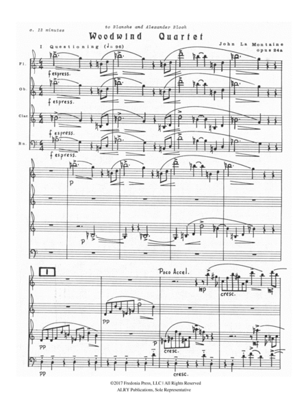 Woodwind Quartet, Op. 24a