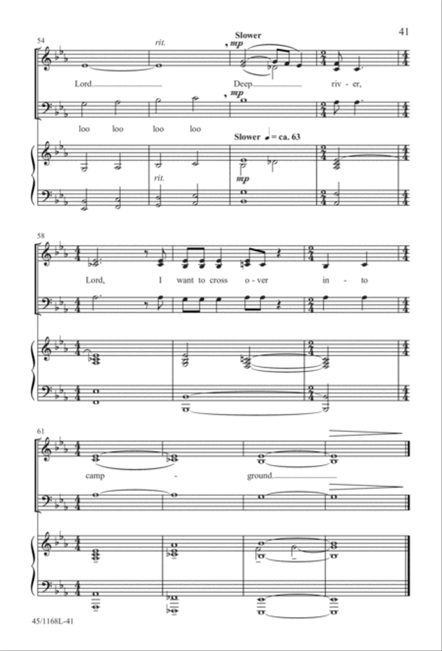 8 Anthems for About 12 Singers 3-Part scores gallery preview page 41