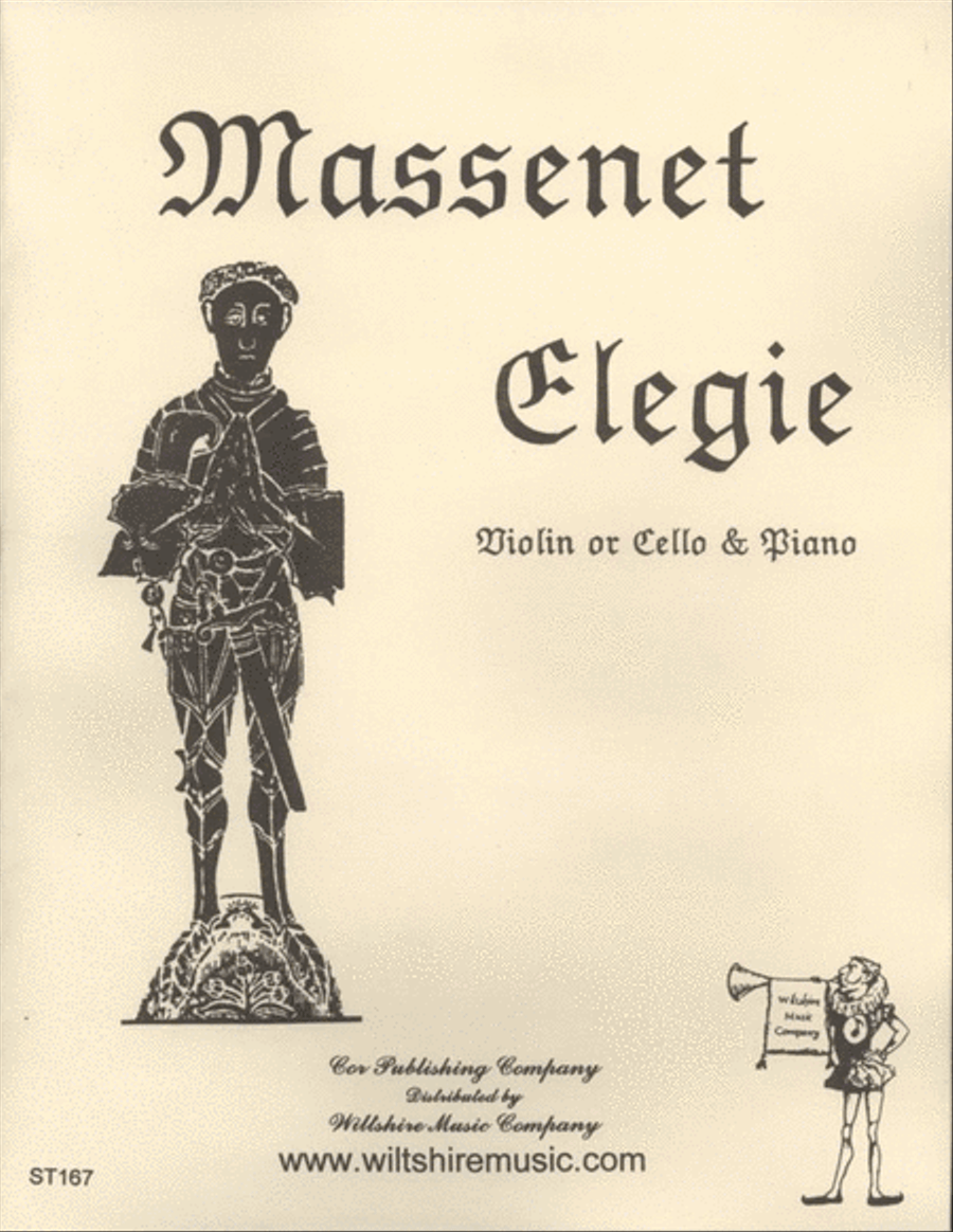 Elegie Violin Solo scores gallery preview page 1