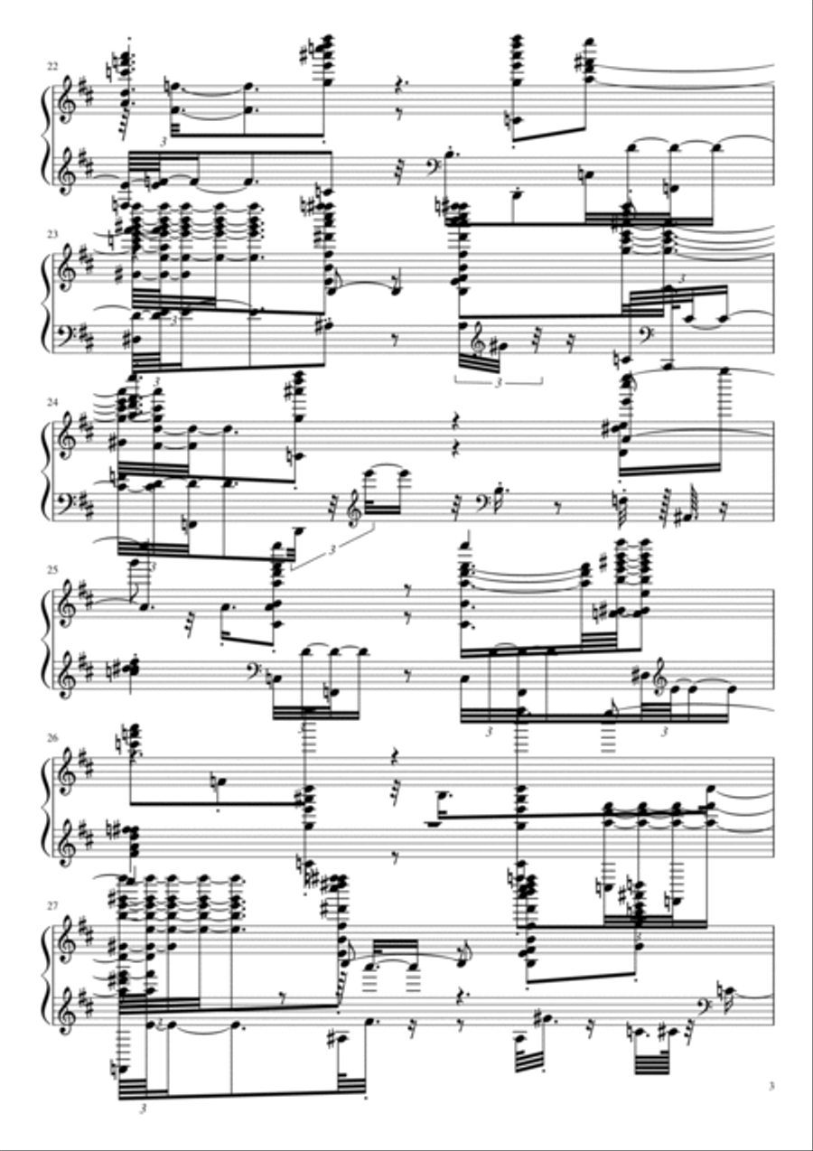 Koho Handin Gama Rawdena Piano Solo scores gallery preview page 3