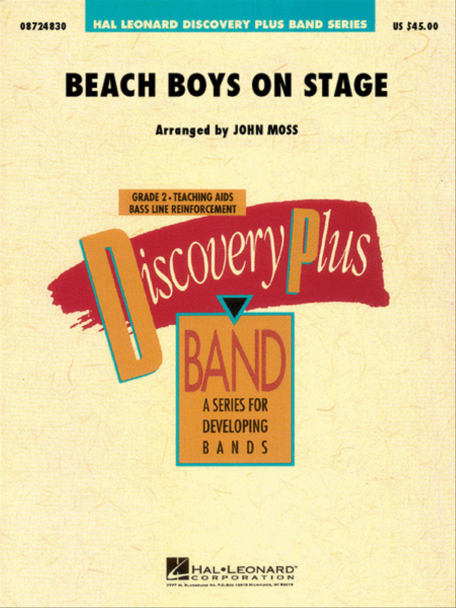 Beach Boys on Stage Concert Band scores gallery preview page 1