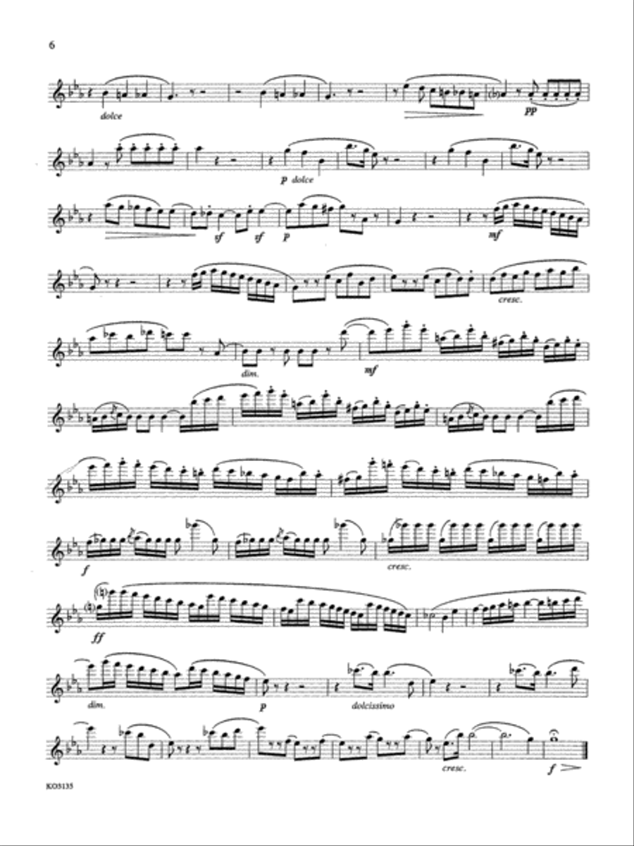 Three Grand Trios, Op. 86: 2nd Flute Woodwind Trio scores gallery preview page 6