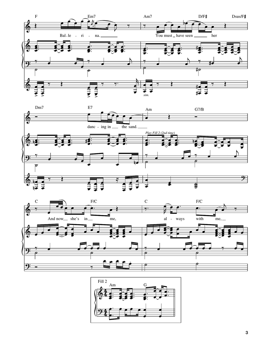 Tiny Dancer Tiny Dancer Piano, Vocal, Guitar scores gallery preview page 3