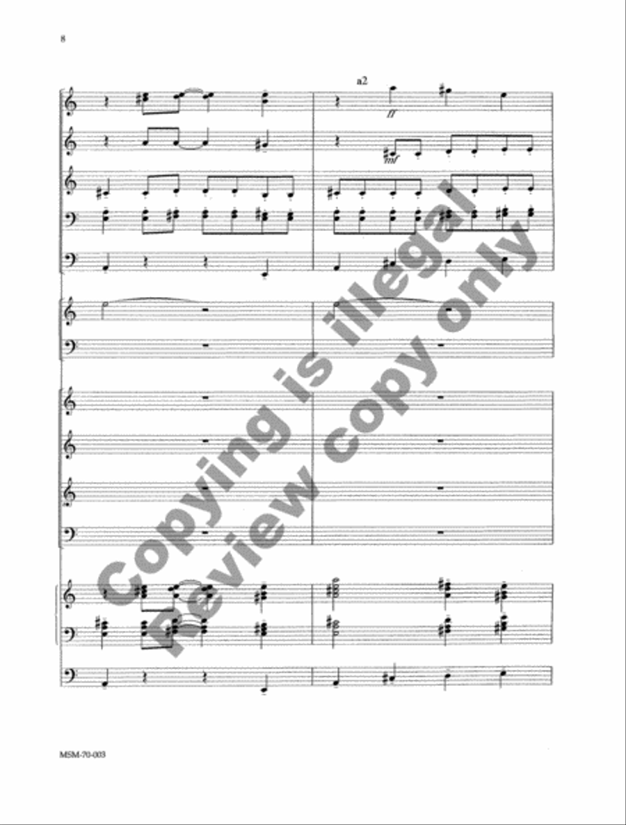 Magnificat (Full Score) Magnificat (Full Score) Choir scores gallery preview page 8