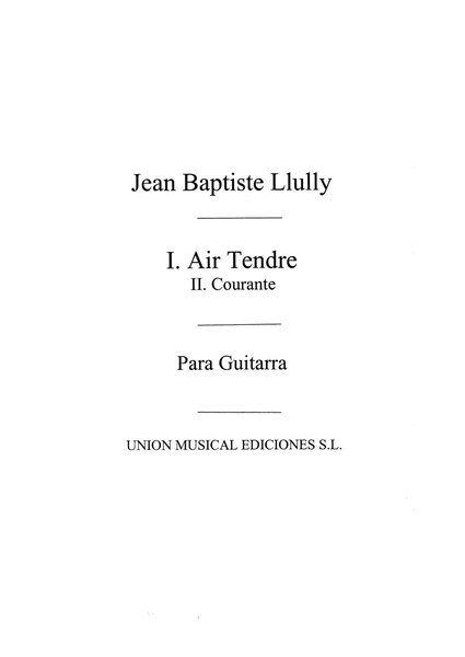 Obras De Jean-Baptiste Lully