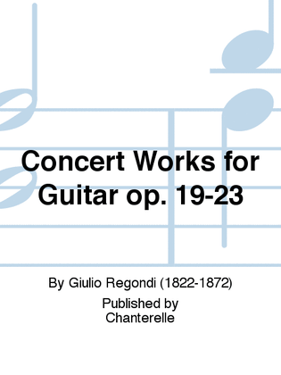 Book cover for Concert Works for Guitar Op. 19-23