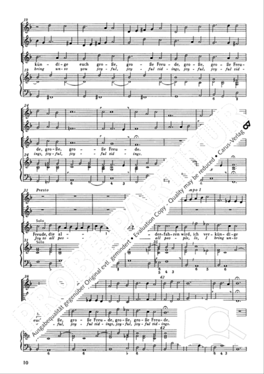 Christmas History (Weihnachts-Historie, SWV 435) Score scores gallery preview page 11