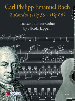 Book cover for 2 Rondos (Wq 59 - Wq 66) for Guitar