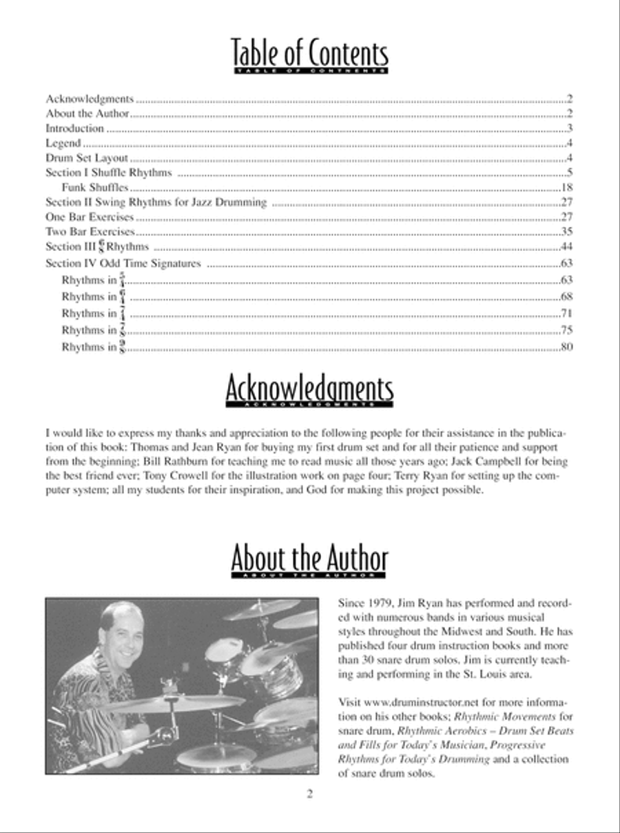 Rhythmic Aerobics Volume 2 Drum Set scores gallery preview page 3