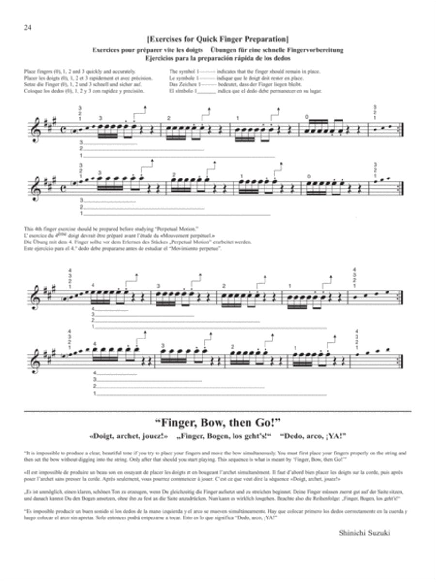 Suzuki Violin School, Volume 1 String Methods scores gallery preview page 6