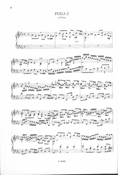 Das wohltemperierte Klavier II, BWV 870-893