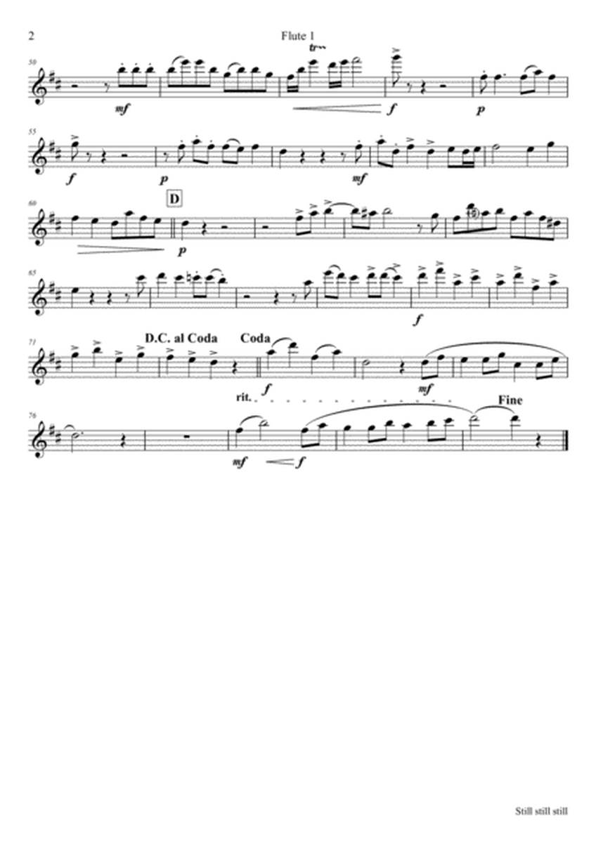 Still Still Still - Christmas song - Flute Quartet