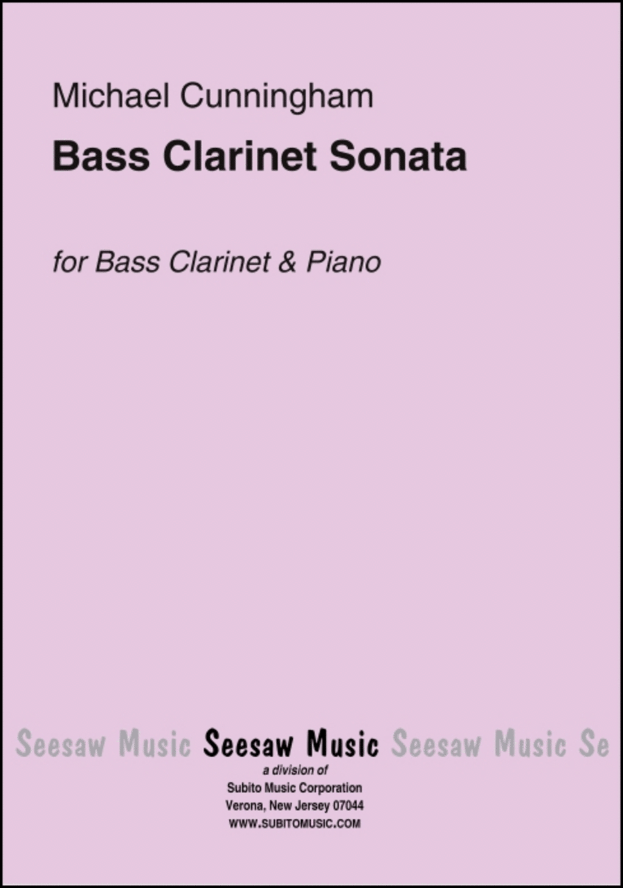 Sonata Bass Clarinet scores gallery preview page 1