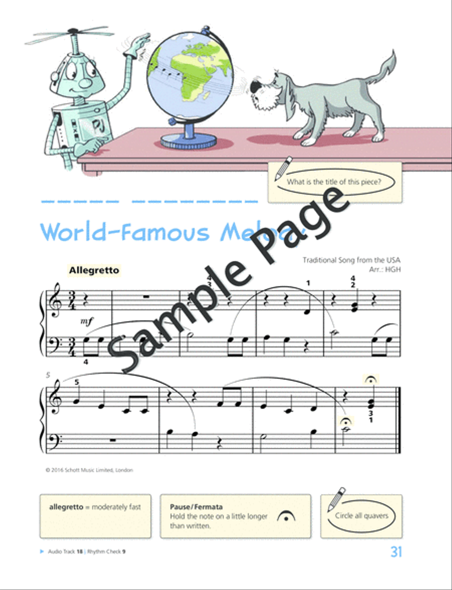 Piano Junior: Lesson Book 2 Piano Method scores gallery preview page 32