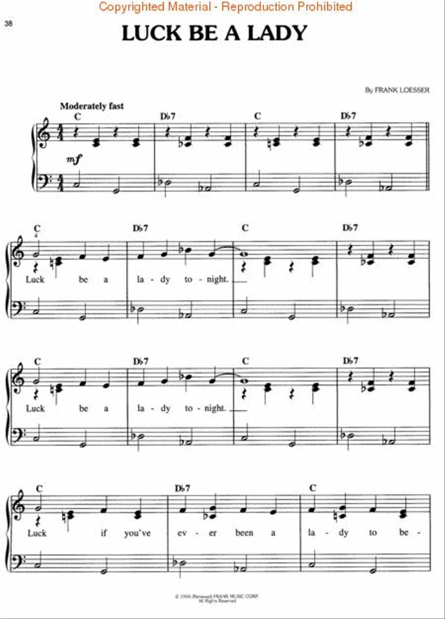 Guys & Dolls Revised Voice scores gallery preview page 3