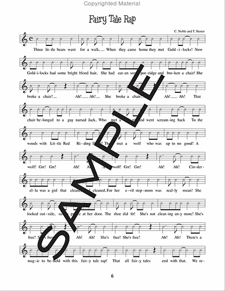 Stories and Nursery Rhymes to Sing, Rap and Read, Book 3 CD scores gallery preview page 2