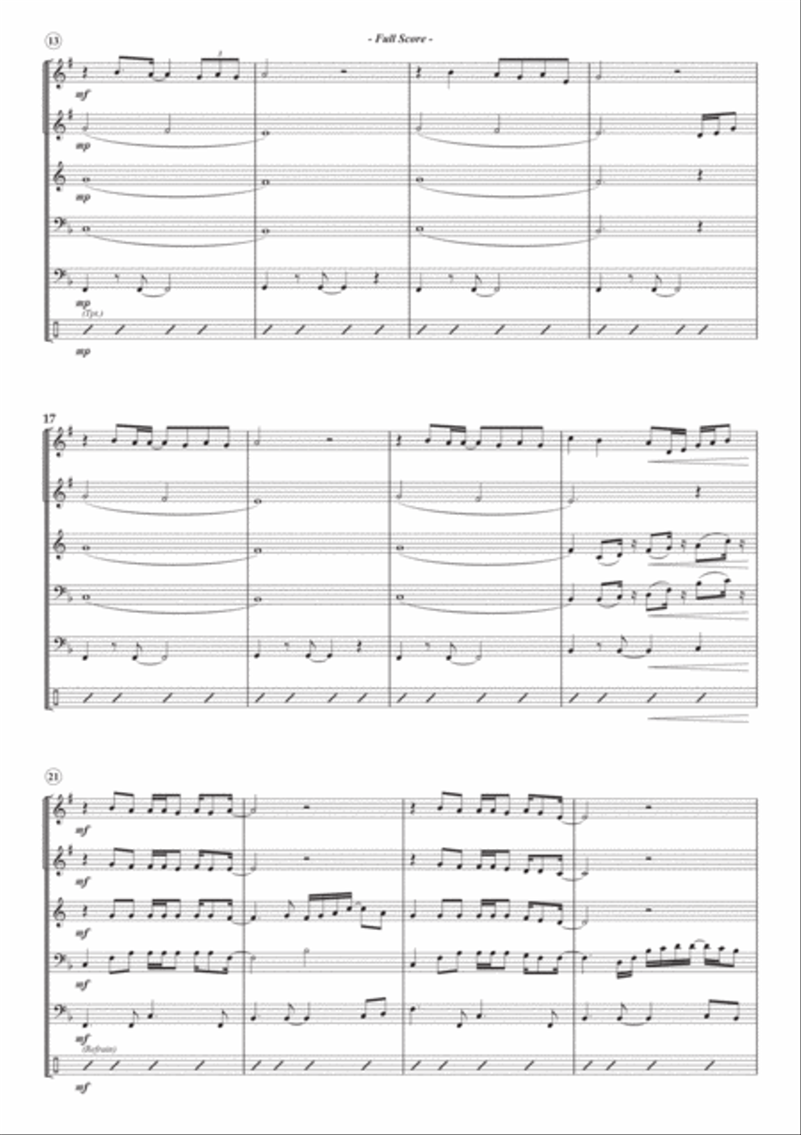 Knockin' On Heaven's Door Horn scores gallery preview page 2