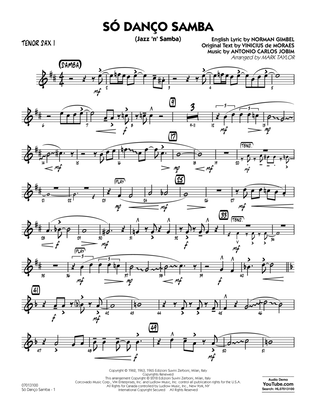 Só Danço Samba (Jazz 'n' Samba) (arr. Mark Taylor) - Tenor Sax 1