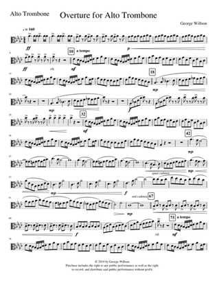 Overture For Alto Trombone