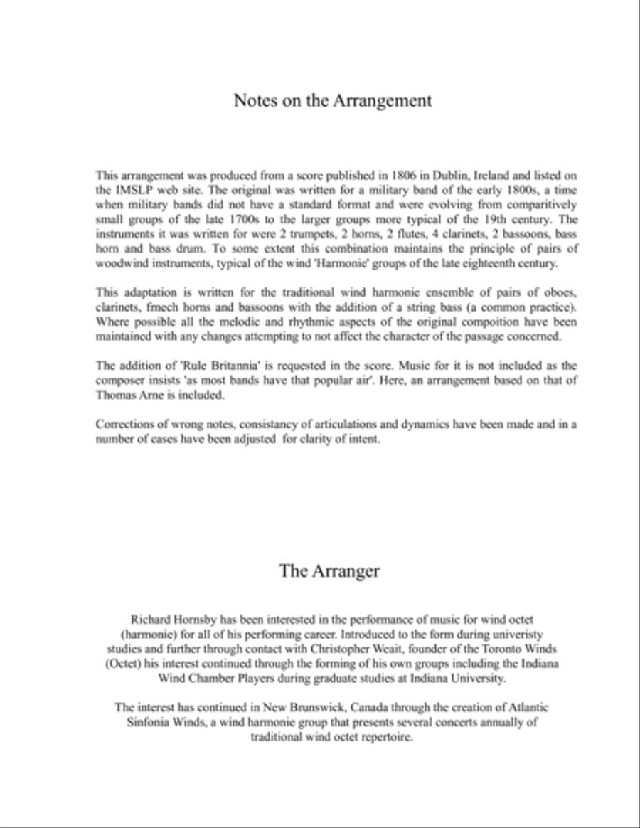 Battle of Trafalgar Woodwind Ensemble scores gallery preview page 3