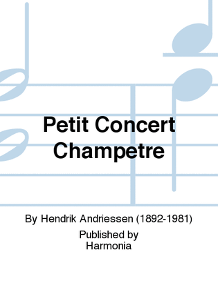 Petit Concert Champetre