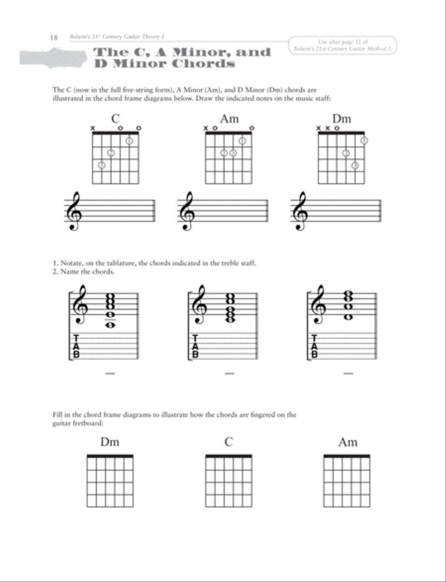Belwin's 21st Century Guitar Theory, Book 1 Guitar scores gallery preview page 4